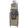SPREMIAGRUMI AUTOMATICO REFRIGERATO - IN ACCIAIO INOX - Mod. FREEZER - CON CONTENITORE REFRIGERATO +1/+8°C - CAPACITA' 20/25 spremute al minuto - VOLUME FRUTTA max Ø mm 80 - NORMA CE