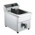 Friggitrice elettrica professionale ad induzione da banco Allforfood FRI8LT