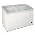 Congelatore a pozzo vetro curvo inclinato modello FR 268 SLL, temperatura -12°C / -24°C, capacità lorda 268 Lt, dimensioni esterne 980 x 650 x 830 mm. Linea EKOFR@ST.