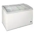Congelatore a pozzo vetro curvo inclinato modello FR 368 SLL, temperatura -12°C / -24°C, capacità lorda 368 Lt, dimensioni esterne 1225 x 650 x 830 mm. Linea EKOFR@ST.