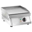 Fry Top elettrico professionale da banco piastra liscia in acciaio Amitek FT1L