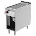 Fry Top elettrico professionale piastra rigata cromata Desco FTE91MD linea BOHEME