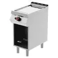 Fry Top a gas professionale piastra liscia cromata Desco FTG71MC linea BOHEME
