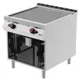 Fry Top a gas professionale piastra rigata in acciaio Desco FTG92MB linea BOHEME