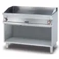 Fry Top elettrico professionale piastra liscia cromata superchrome Allforfood FTL/712ETS linea ELLE