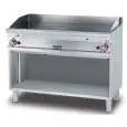 Fry Top a gas professionale piastra liscia in acciaio Allforfood FTL/712G linea ELLE