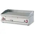 Fry Top a gas professionale da banco piastra liscia in acciaio Allforfood FTLT/610G linea ELLE