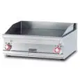 Fry Top elettrico professionale da banco piastra liscia cromata superchrome Allforfood FTLT/78ETS linea ELLE