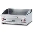 Fry Top a gas professionale da banco piastra liscia in acciaio Allforfood FTLT/78G linea ELLE