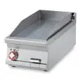 Fry Top elettrico professionale da banco piastra rigata in acciaio Allforfood FTRT/94ET linea ELLE