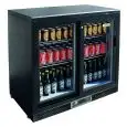 ESPOSITORE REFRIGERATO IN LAMIERA VERNICIATA E ALLUMINIO - PER BIBITE - Mod. G-BC2PS87 - VENTILATO - CAPACITA' Lt 202 - N. 2 PORTE VETRO SCORREVOLI - TEMPERATURA +2°/+8°C - Dim. cm L 90 x P 53,5 x h 87 - Norma CE