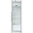 ARMADIO FRIGORIFERO IN LAMIERA VERNICIATA E PS - VENTILATO - ECOVENT - Mod G-ERV400G - CLASSE B - N. 1 PORTA VETRO - CAPACITA' LT 300 - TEMPERATURA 0º/+8ºC - Dim. cm L 60 x P 60 x h 186 - Norma CE