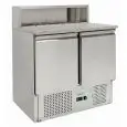 Saladette e banco pizza refrigerato in acciaio inox Forcold G-PS900-FC