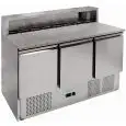 Saladette e banco pizza refrigerato in acciaio inox Forcold G-PS903-FC