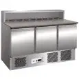 Saladette e banco pizza refrigerato in acciaio inox Forcar G-PS903