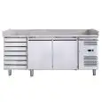 Banco pizza refrigerato in acciaio inox Forcold G-PZ2610TN FC