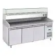 Banco pizza refrigerato in acciaio inox Forcold G-PZ3600TN38 FC