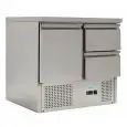 Saladette e tavolo refrigerato in acciaio inox Forcold G-S901-2D-FC