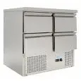 Saladette e tavolo refrigerato in acciaio inox Forcold G-S901-4D-FC