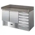 Banco pizza refrigerato in acciaio inox Forcold G-S903PZCAS FC