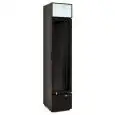 Espositore refrigerato per bibite con capacità Lt 162 e temperatura da 0 a +10 °C Forcar G-SNACKBC160H