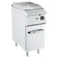 Fry Top a gas professionale piastra liscia in acciaio Allforfood K7K100N linea ANIS