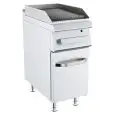GRIGLIA A GAS E ACQUA - MOD K7X100N - Fiamma pilota - Alimentazione a metano - Dimensioni cm L 40 x P 73 x H 90 - Norma CE