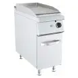 Fry Top a gas professionale piastra rigata in acciaio Allforfood K9K110N linea ANIS