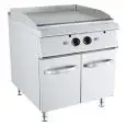 Fry Top a gas professionale piastra liscia in acciaio Allforfood K9K200N linea ANIS