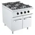 Cucina a gas 4 fuochi Allforfood K9S200N linea ANIS