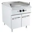 GRIGLIA A PIETRA LAVICA A GAS - MOD K9N200N - Griglia in acciaio inox - Vano con ante - Dimensioni cm L 80 x P 90 x H 90 - Norma CE