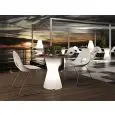 BASE - MOD. GAMBA DOT LUMINOSO - CON LUCE A LED O KIT RGBW - STRUTTURA IN POLIETILENE - PER USO ESTERNO - NORMA CE