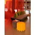 SGABELLO E TAVOLO - MOD. GEAR - PER INTERNO/ESTERNO - STRUTTURA IN POLIETILENE - NORMA CE