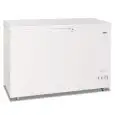 Congelatore a pozzo porta cieca modello GELO 450 PS, temperatura -18°C / -24°C, capacità lorda 383 Lt, dimensioni esterne 1275 x 750 x 880 mm.