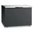 Congelatore a pozzo porta cieca modello GELO 450 PSX, temperatura -18°C / -24°C, capacità lorda 383 Lt, dimensioni esterne 1275 x 750 x 880 mm.