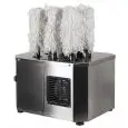 ASCIUGA BICCHIERI - MOD. IR8N - N. 8 SPAZZOLE ROTANTI - DIM. Cm L 46 x P 38 x H 55