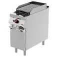 GRIGLIA A PIETRA LAVICA A GAS - MOD. GPG91M0 - Vano neutro con porta battente - Potenza kW 12 - Dimensioni: cm L 40 x P 90 x H 90 - Norma CE