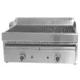 Griglia a gas e acqua da banco - Mod WRGV6777 - Fiamma pilota - Dimensioni cm L 77 x P 63 x H 43