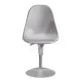 SEDIA HARMONY - MOD. HARMONY BTP - GIREVOLE SU BASAMENTO CO-INIETTATO IN METALLO POLIMERO E REGOLABILE IN ALTEZZA A GAS - SCOCCA IN TECNOPOLIMERO - PER USO INTERNO - DIM. cm L 47 x P 54 x H 88 - NORMA CE