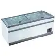 ESPOSITORE REFRIGERATO - Mod. POLO 21 - TERMOMETRO DIGITALE - SBRINAMENTO AUTOMATICO - CAPACITA' LT 850 - TEMPERATURA -18°/-21°C - DIMENSIONI cm L 210 x P 85 x h 87 - Norma CE