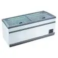 ESPOSITORE REFRIGERATO - Mod. POLO 25 - TERMOMETRO DIGITALE - SBRINAMENTO AUTOMATICO - CAPACITA' LT 1040 - TEMPERATURA -18°/-21°C - DIMENSIONI cm L 250 x P 85 x h 87 - Norma CE