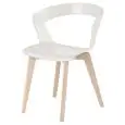 SEDIA IBIS - MOD. 139 - STRUTTURA A 4 GAMBE IN FAGGIO - SEDUTA IN TECNOPOLIMERO COMPOSITO - ALTEZZA SEDUTA cm 46 - PER USO INTERNO - DIM. Cm L 55 x P 55 x H 78 - NORMA CE