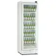 Espositore refrigerato SUBZERO per bibite modello ICOOL 402 G SZ WHT, capacità Lt 360, temperatura -2/+10 °C