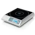PIASTRA AD INDUZIONE - Mod. MN 27 - Pulsantiera digitale graduata - Superficie utile mm 280 x 280 - Potenza kW 2,7 - Alimentazione monofase V 230/1/50HZ - Dimensioni cm L 32,3 x P 37 x 10,5h - Norma CE