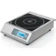 PIASTRA AD INDUZIONE - Mod. MN 35 - Pulsantiera digitale graduata - Superficie utile mm 280 x 280 - Potenza kW 3,5 - Alimentazione monofase V 230/1/50HZ - Dimensioni cm L 33 x P 42,5 x 10,5h - Norma CE
