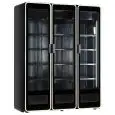 Espositore refrigerato per bibite con capacità Lt 1555 e temperatura da -1 a +4 °C Klimaitalia LUNA 1620 BLACK