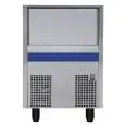 Fabbricatore di ghiaccio a cubetti pieni ad aria Kg 80 Allforfood KO80C