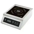 Piastra ad induzione monofase con piano di cottura in vetroceramica Allforfood IND 500 S