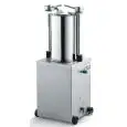 INSACCATRICE IDRAULICA mod INV/ID35 verticale - Capacità cilindro Lt 35 - MONOFASE  - Dim. cm L 64 x P 48 x 116 h - Norma CE