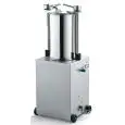 INSACCATRICE IDRAULICA mod INV/ID50 verticale - Capacità cilindro Lt 55 - TRIFASE  - Dim. cm L 73 x P 55 x 125 h - Norma CE